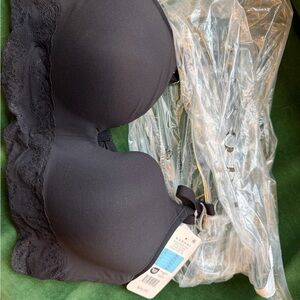 Natori Black Lace Accent Bra